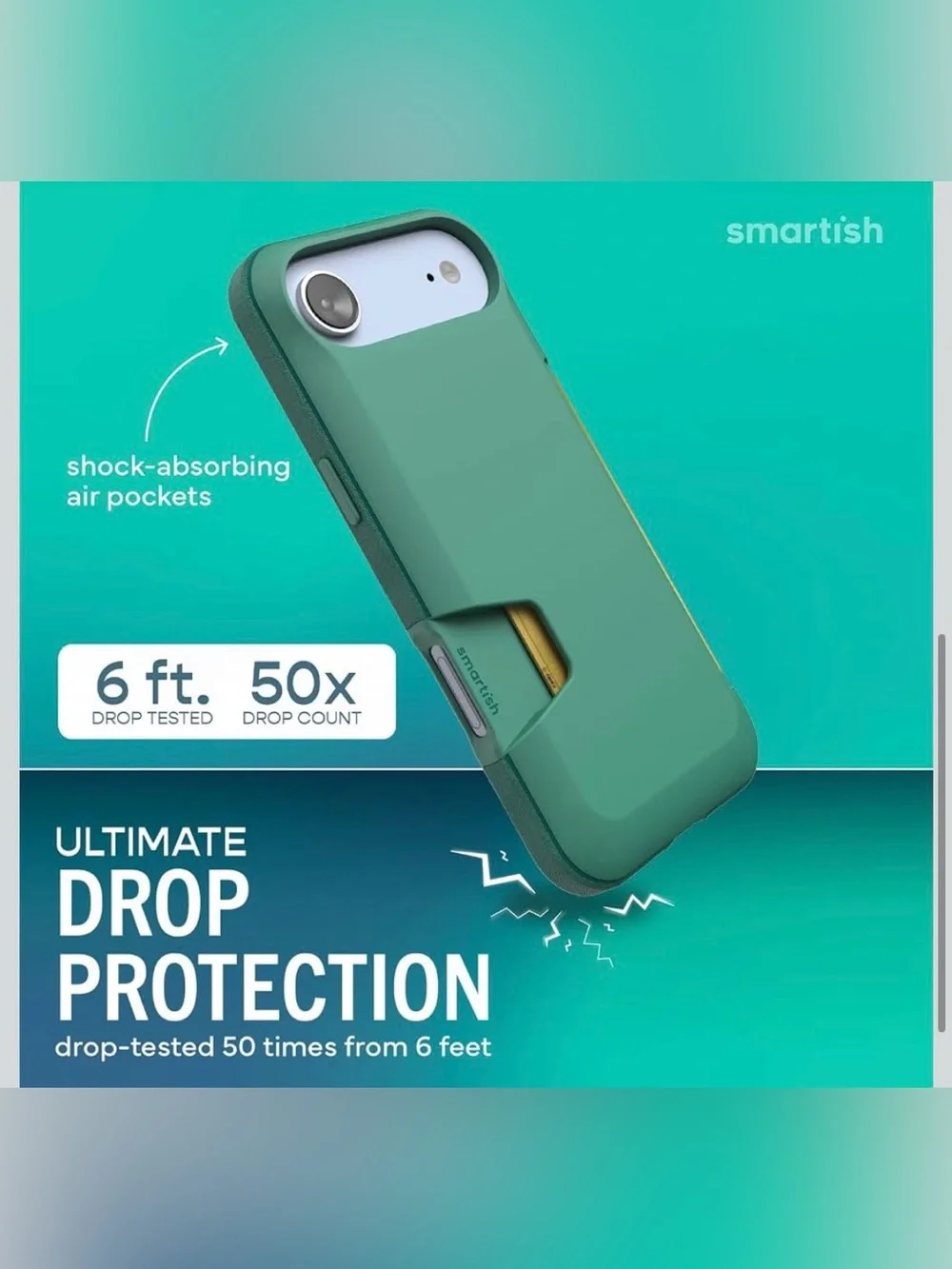 Wallet Slayer Vol. 1 [Slim + Protective] Credit Card Holder - Drop Tested Hidden